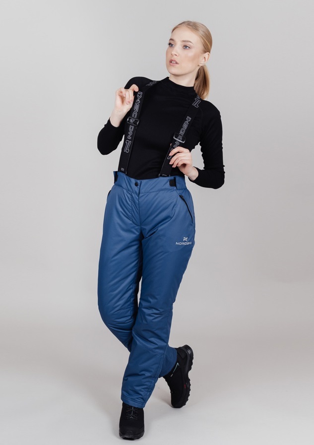 Nordski Premium Sport зимний лыжный костюм женский denim - 10