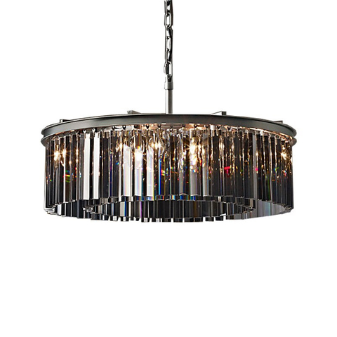 Фото: Люстра Odeon 6R black/smoky - основной вид