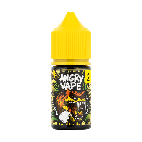 Жидкость Angry Vape Salt 2% 30 ml - Тигр Матрац (банан)