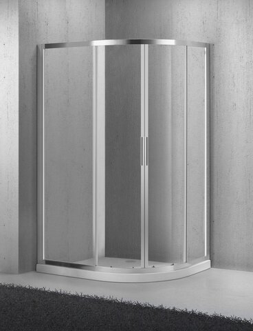 BelBagno Sela SELA-RH-2-100/80-C-CR Душевой уголок радиальный, 100x80, цвет: хром