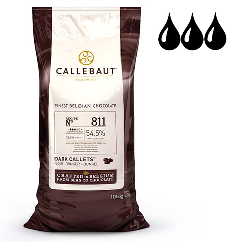 Шоколад Callebaut Темный 54% (811NV-595), 10 кг