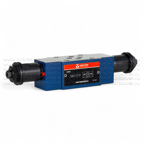Фото Z2DB6VC2-4X/315V - Предохранительный клапан Ду 6 модульного монтажа с давлением регулировки до 315 бар, в каналах C = A → T и B → T