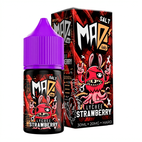 Жидкость MAD Salt 2% HARD 30 ml - Личи Клубника
