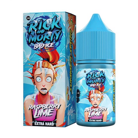 Rick & Morty Bad Ice Salt 2% Extra HARD 30 ml - Малина Лайм