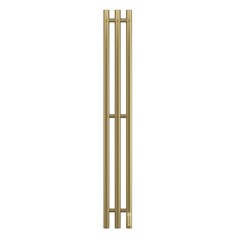 APEXTERMO Luna LN10112GL Полотенцесушитель электрический 1100x120 с крючками, золотой матовый фото