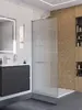 BelBagno UNO-L-1-TB-90-FL-Cr Душевая перегородка универсальная с односторонним входом, стекло рифлёное, профиль хром, 900x2000 мм