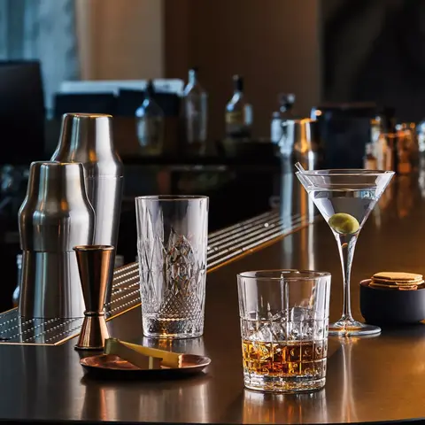 Набор из 4 стаканов для виски ESTE DOF 390 мл BORMIOLI ROCCO Bartender арт. 666226GRS021990
