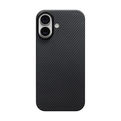 Чехол PITAKA Ultra-Slim Case для Apple iPhone 17 (PitaTap) MagSafe, Black/Gray