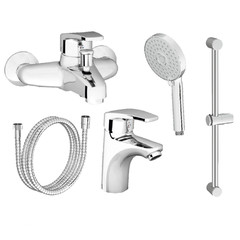 Ravak Set Neo 70508016 Комплект смесителей с душевым гарнитуром фото