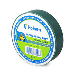 Изоляционная клейкая лента из ПВХ Folsen® 01260, 25ммХ20м, 120мкм