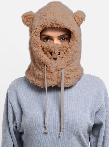 Картинка шарф-капюшон Skully Wear BNM-377 brown - 7