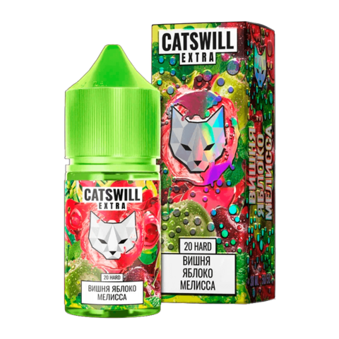 Жидкость CATSWILL EXTRA Salt 2% HARD 30 ml - Вишня Яблоко Мелисса