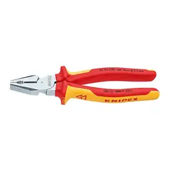 Плоскогубцы комбинированные особой мощности хромированные 200 мм Knipex 02 06 200