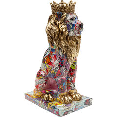 Фигура декоративная Graffiti King Lion «Граффити лев-король» 29 см