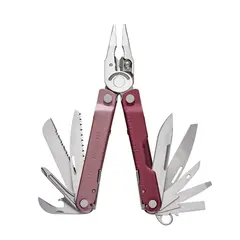 Фото Мультитул Leatherman Rebar Heathered Cranberry, 17 функций