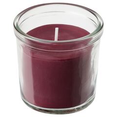 Свеча ароматическая IKEA STORTSKON (СТЁРТСКЁН), Дикие ягоды, Красный, 20 часов