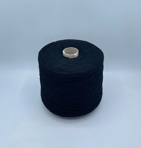Бобинная пряжа (пр.Италия), art.Cotone, 350м/100 гр. 100%Хлопок, цвет-Черный , арт.34808