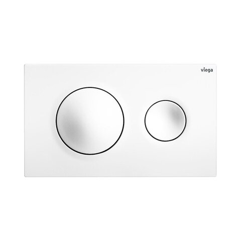 Viega Prevista Visign for style 20 773793 Панель смыва для унитазов, пластик, цвет альпийский, модель 8610.1