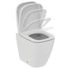 Ideal Standard i.life S T459401 Напольный пристенный безободковый унитаз-соло, технология RimLS+, горизонтальный (универсальный) выпуск, с крепежом
