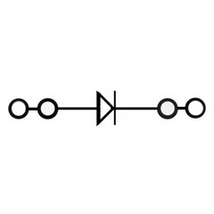Клемма с электронными компонентами Push-IN / 0,2-4mm2 /32A/1000V