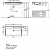 Geberit Xeno2 500.531.01.1 Раковина, 90x48см, белый / Специальное керамическое покрытие KeraTect