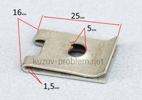 Закладная Ford, GM, Audi, Volkswagen, Opel 1470998, 207217563, N0154322, Н0154322, 2072035