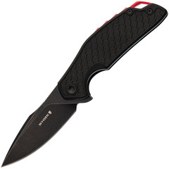 Фото Складной нож Mr.Blade Wyvern Blackwash, сталь AUS-8, универсальный EDC нож, рукоять Black FRN