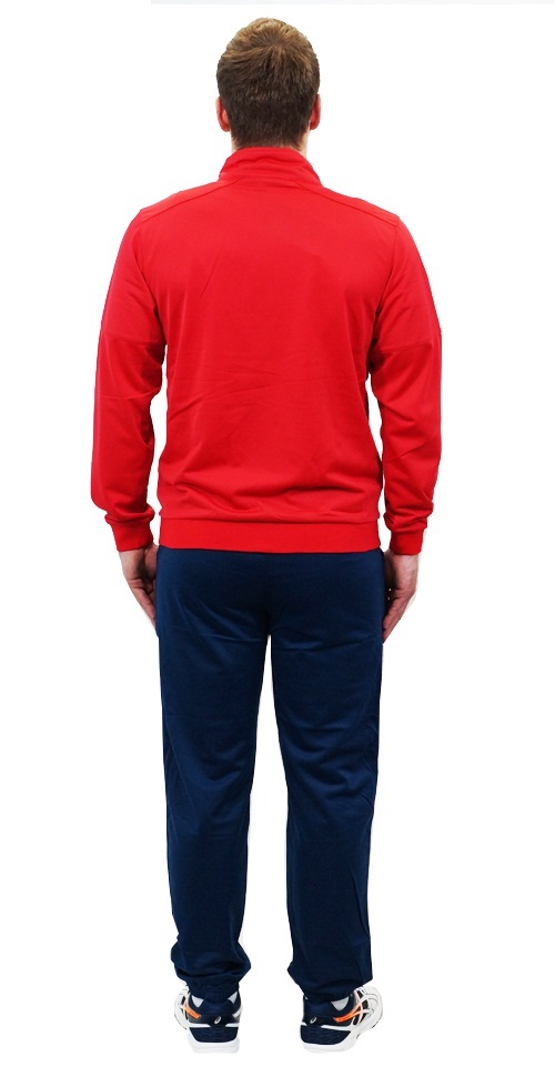 ASICS TRACKSUIT POLYWARP мужской спортивный костюм красный - 2