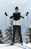 Премиальный костюм для лыж и зимнего бега Nordski Hybrid Pearl Blue-Black