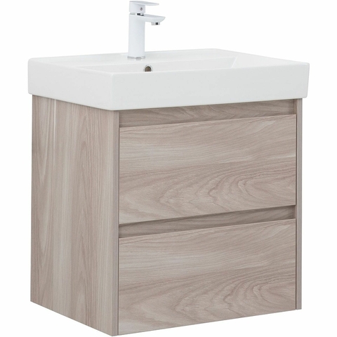 Aquanet Nova Lite 287884 Тумба под раковину, цвет: орех светлый