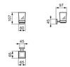Ideal Standard Iom Square E2204AA Стакан для зубных щеток