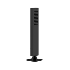 Gessi Rettangolo 20127#299 Душевая лейка выдвигающаяся, с держателем, цвет: черный фото