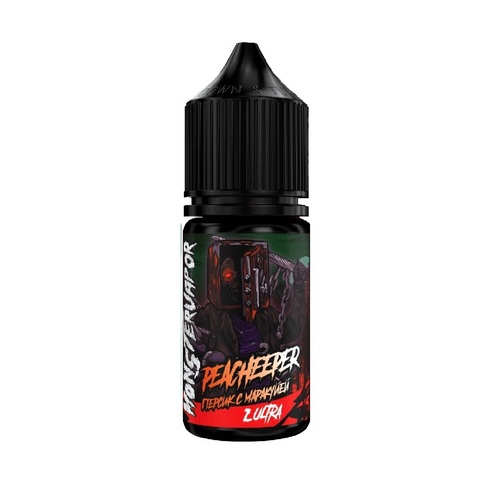 Жидкость MONSTERVAPOR Salt 2% ULTRA 30 ml - Peacheeper (персик с маракуйей)