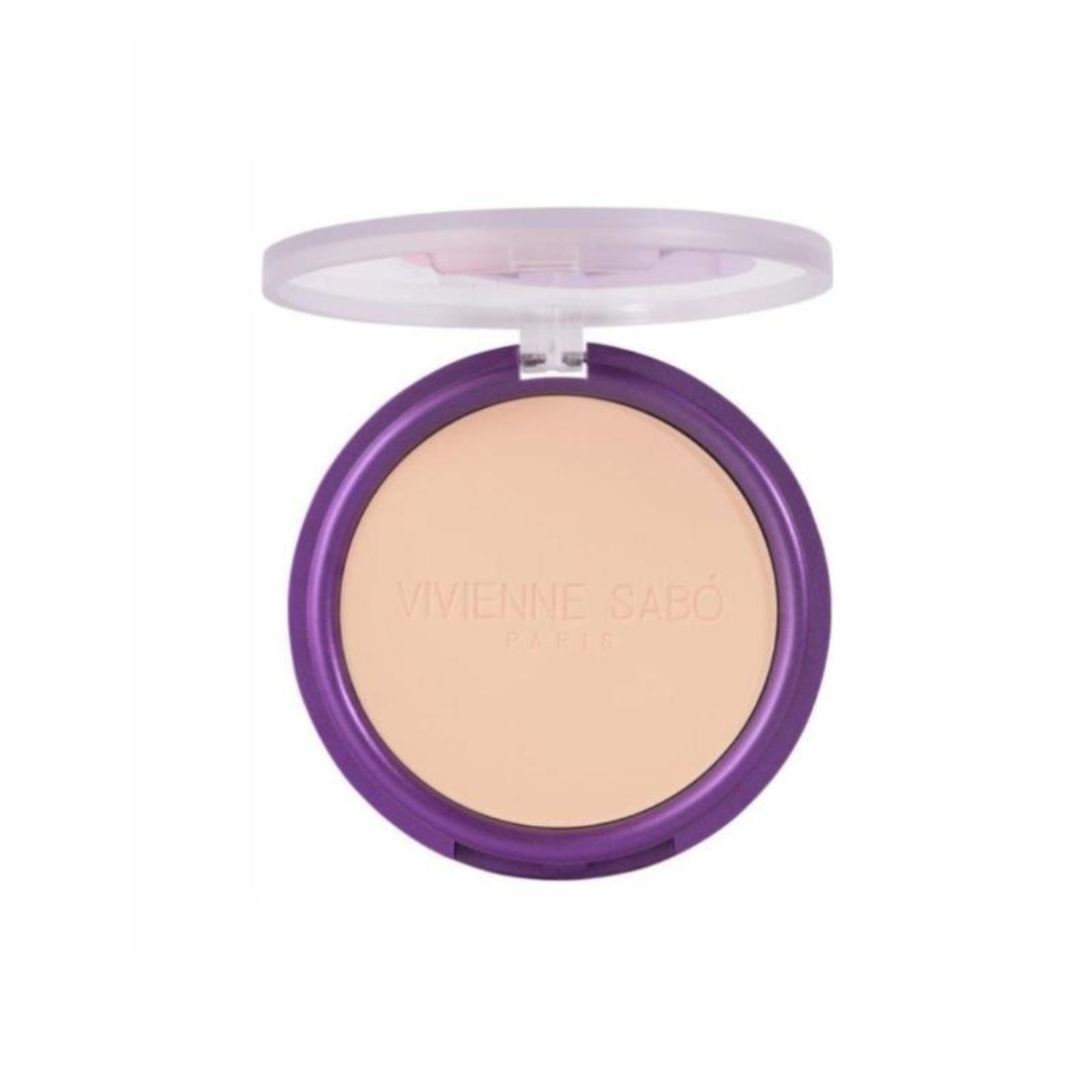 Пудра компактная 01 Розовый беж Absolute Matte, 6гр