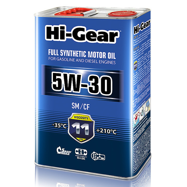 HI-Gear 5w30 SM/CF Синтетическое моторное масло