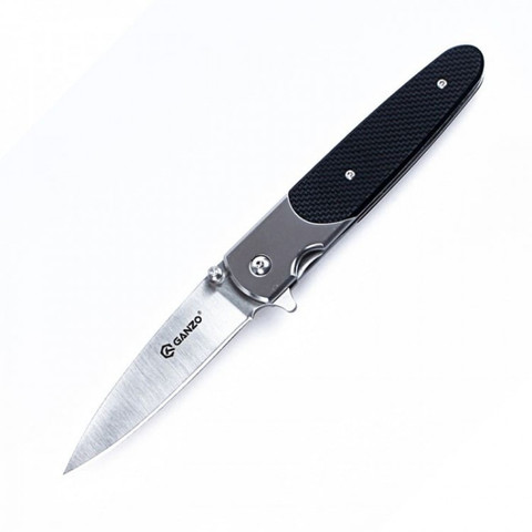 Нож Ganzo G743-1 (черный, оранжевый, зеленый)