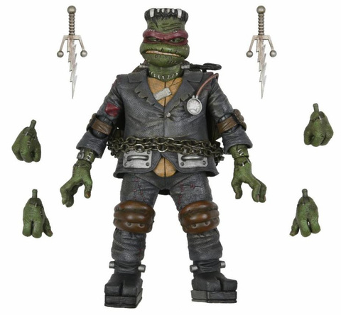 Фигурка NECA Universal Monsters x TMNT: Ultimate Raphael as Frankenstein Monster