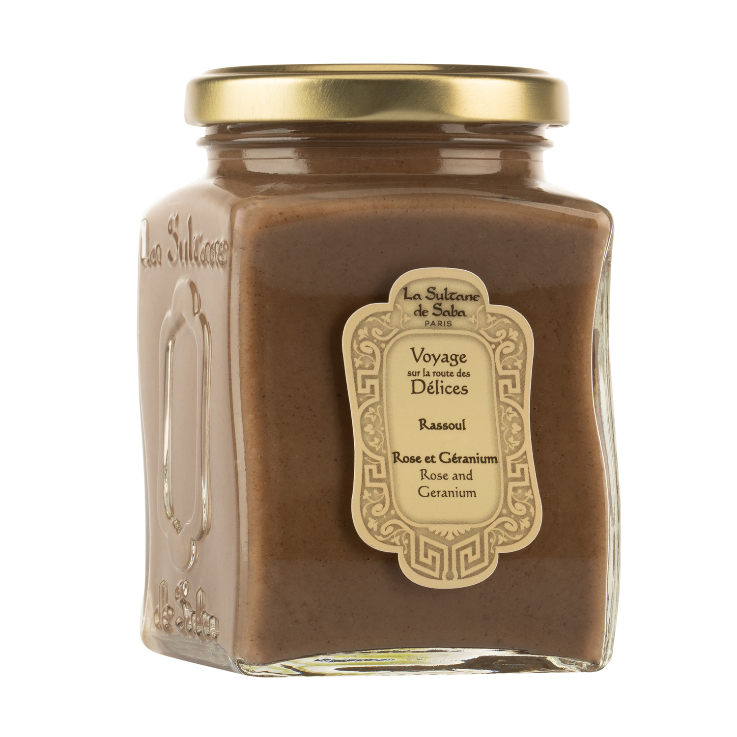 Глина мылящаяся Rassoul Rose & Geranium, 300мл