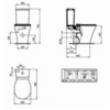 Ideal Standard Connect Air E073901 Бачок для унитаза напольного
