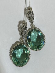 Аида (серьги из серебра)