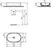 Ideal Standard i.life O T573201 Раковина-чаша овальная 55х36 см, без отверстия под смеситель, без отверстия перелива