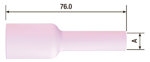 FUBAG Сопло керамическое для газовой линзы №5L ф8 FB TIG 17-18-26 (2 шт.)