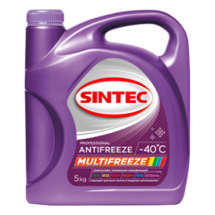 ОЖ Антифриз готовый Sintec Antifreze Multi Freeze G11/G12/G12+/G12++/G13/G12evo (5кг)