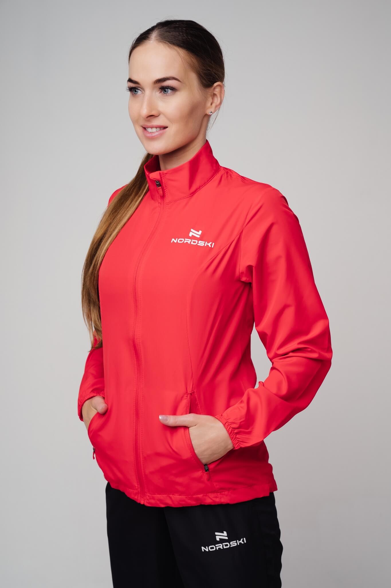 Nordski Motion куртка ветровка женская Red - 8