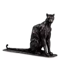 Декор Sculpture Sitting Panther арт.116708