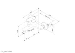 Смеситель для ванны/душа AM.PM  Joy - F85E10000