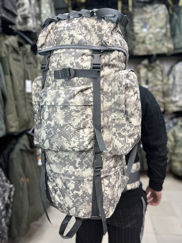 Рюкзак Grizzly 75 л Серая Цифра