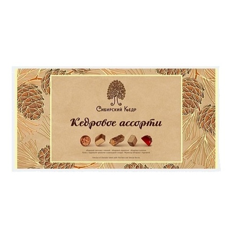 Конфеты Сибирский кедр ассорти 200 г