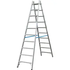 Двухсторонняя стремянка STABILO 2х10 Krause 124937