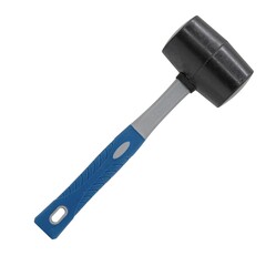 Киянка резиновая, фиберглассовая рукоятка, 450г (РемоКолор) 38-6-206
